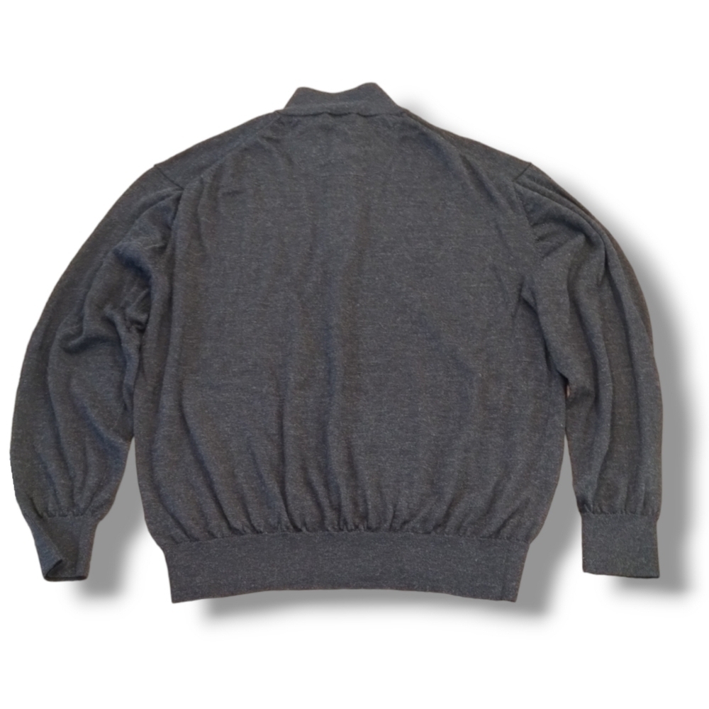Orvis Merino Wool Quarter Zip Sweater 2.0 Men's XXL Charcoal 28RZ Fly - Picture 4 of 7